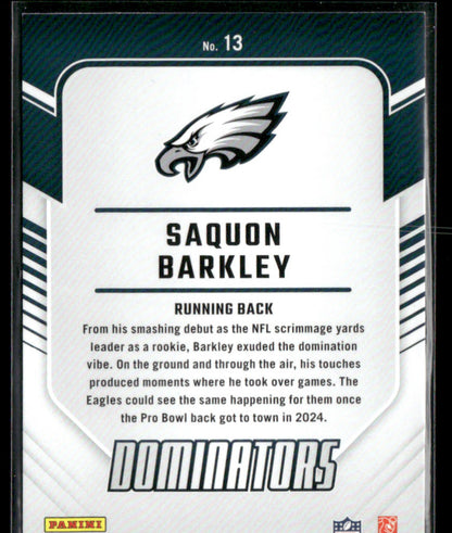 2024 Donruss Saquon Barkley #13 Dominators