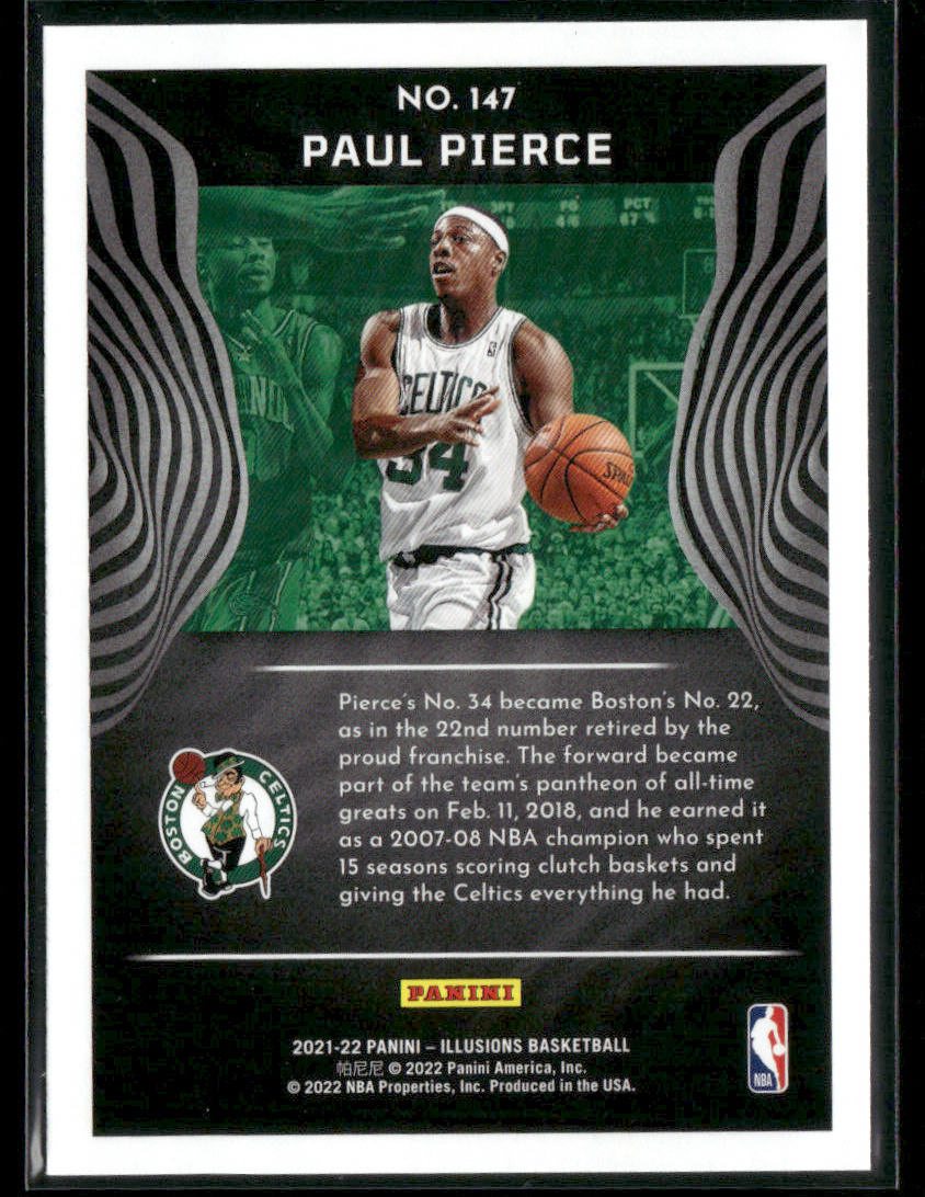 2021-22 Panini Illusions Basketball Paul Pierce #147