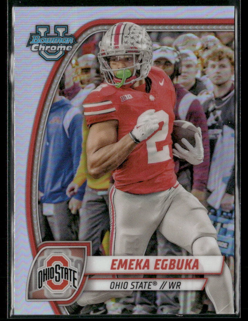 2024 Bowman Chrome University Emeka Egbuka #70 Refractor