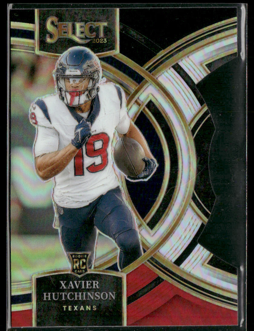 2023 Panini Select Xavier Hutchinson #154 Premier Prizm RC