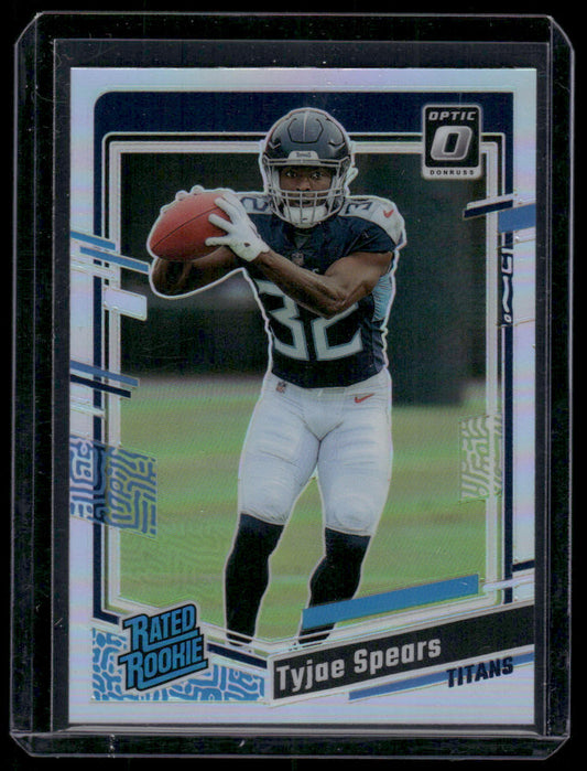 2023 Panini Donruss Optic Tyjae Spears #297 Holo Prizm Rated Rookie