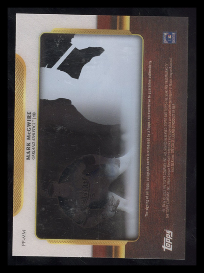 2023 Topps Five Star Mark McGwire #PP-MM Pentamerous Penmanship Auto Green 09/10