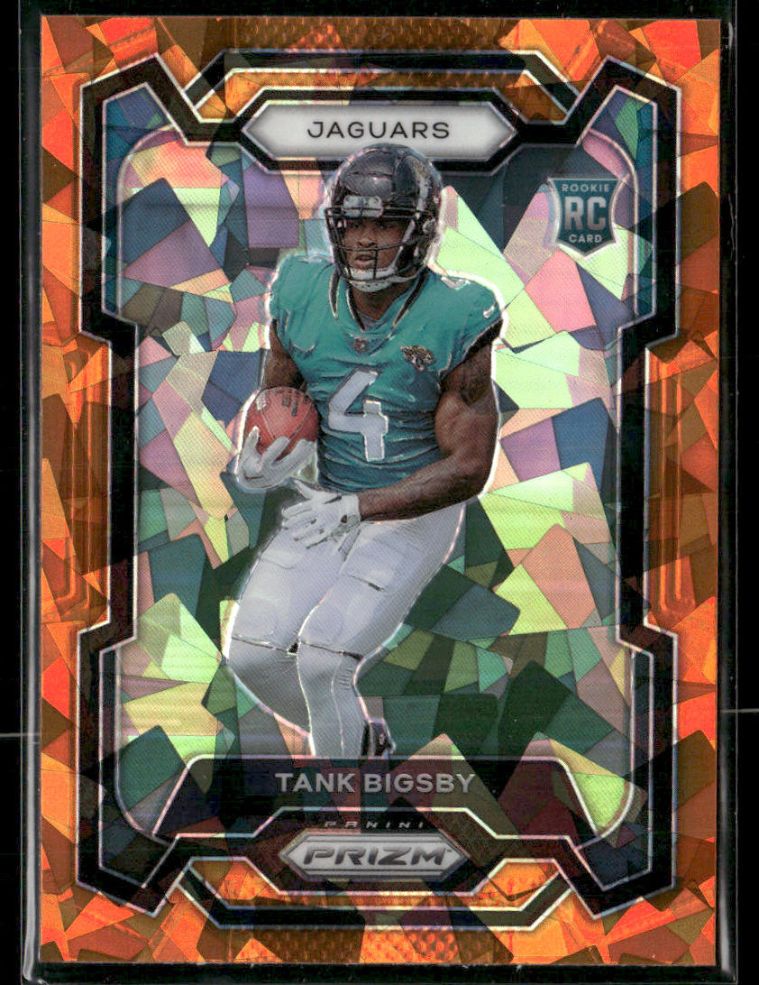 2023 Panini Prizm Tank Bigsby #348 Orange Cracked Ice Rookie