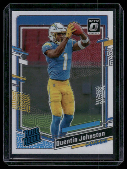 2023 Panini Donruss Optic Quentin Johnston #265 Rated Rookie