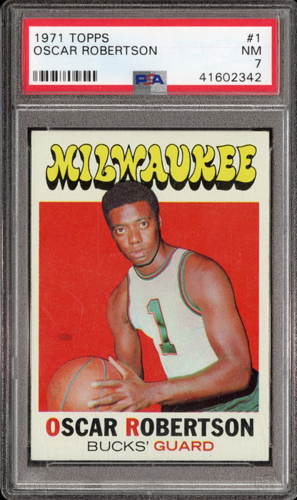 1971 Topps Oscar Robertson #1 PSA 7