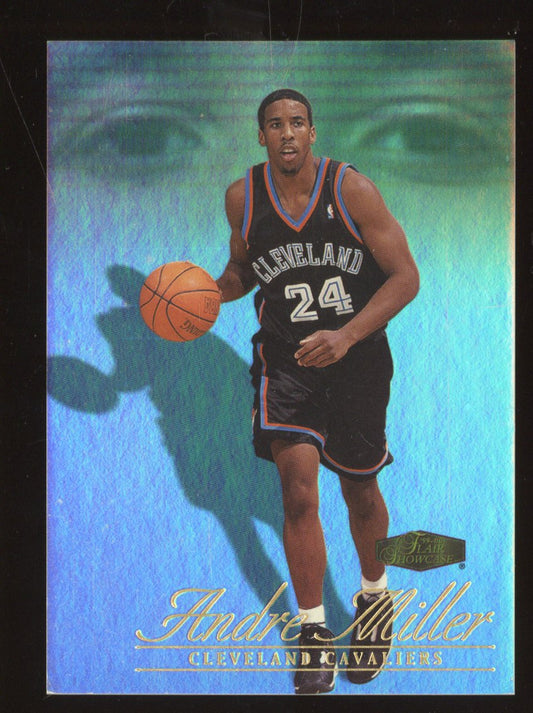 1999 Flair Showcase Andre Miller #109 Rookie /2000