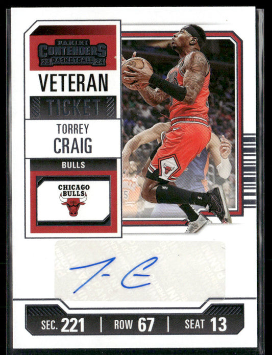 2022-23 Panini Contenders Basketball Torrey Craig #VTR-TCS