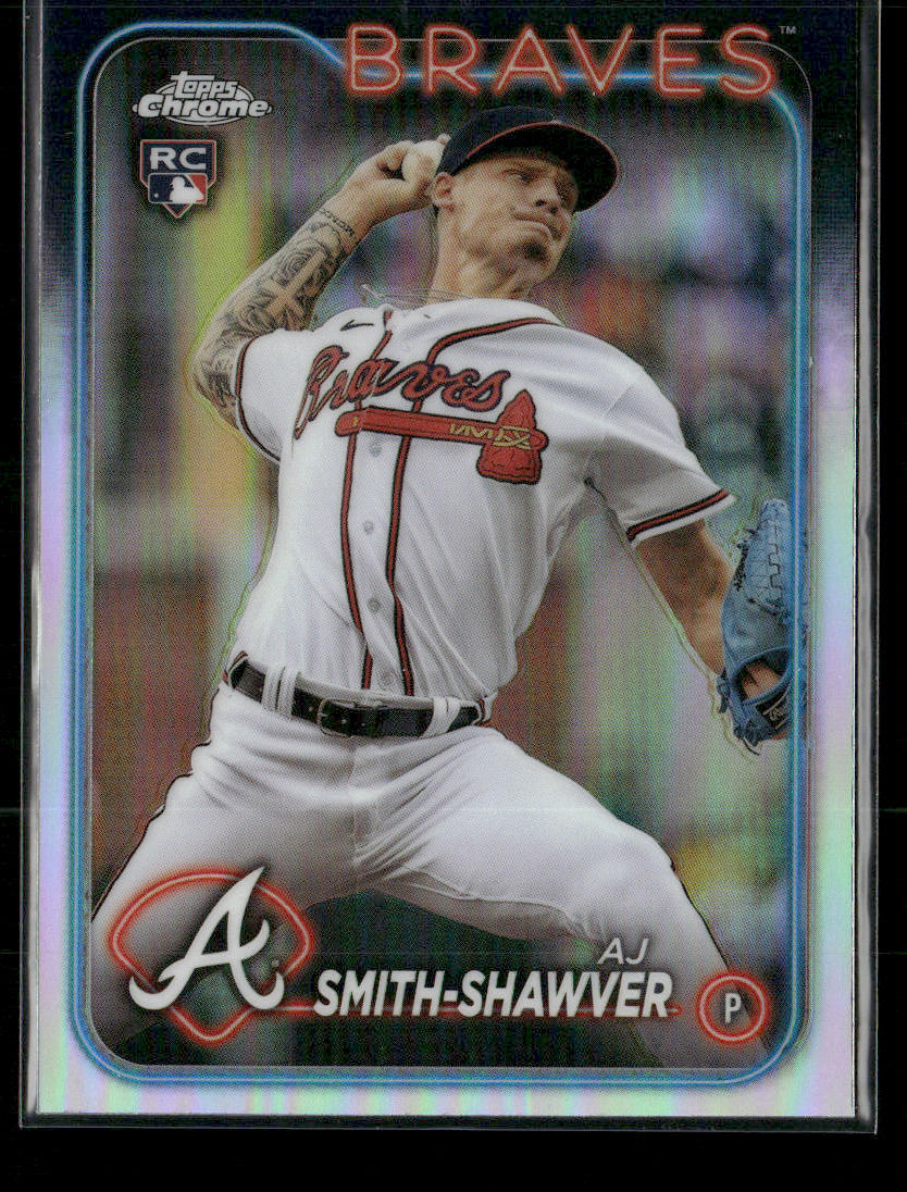 2024 Topps Chrome AJ Smith-Shawver #19 Refractor Rookie