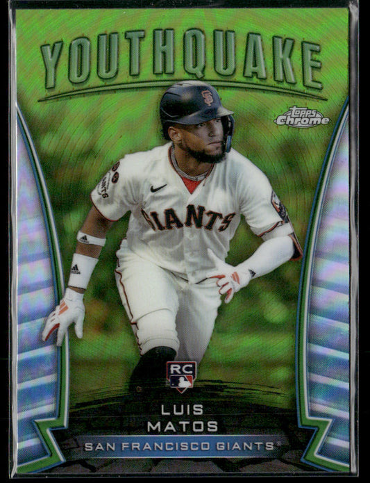 2024 Topps Chrome Luis Matos #YO-25 Youthquake Rookie