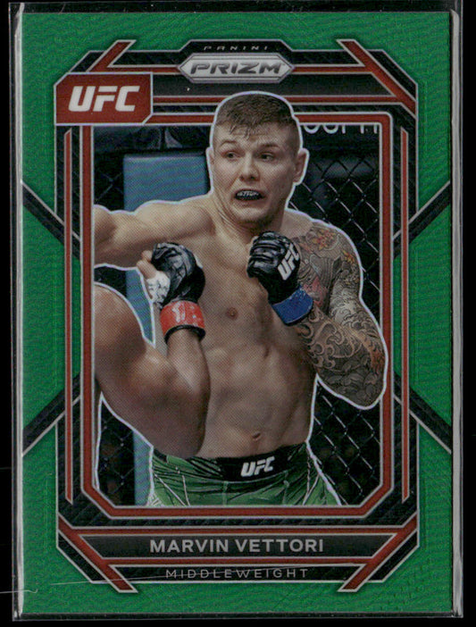 2023 Panini Prizm Marvin Vettori #132 Green Refractor