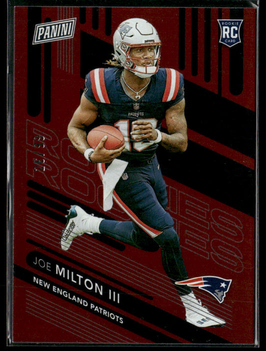 2024 Panini National Joe Milton III #RC9 /99 RC