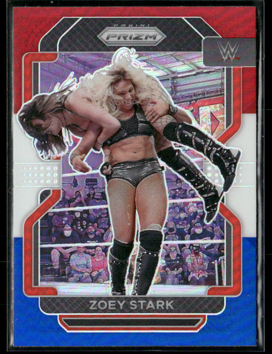 2022 Prizm WWE Zoey Stark #176 Red White Blue