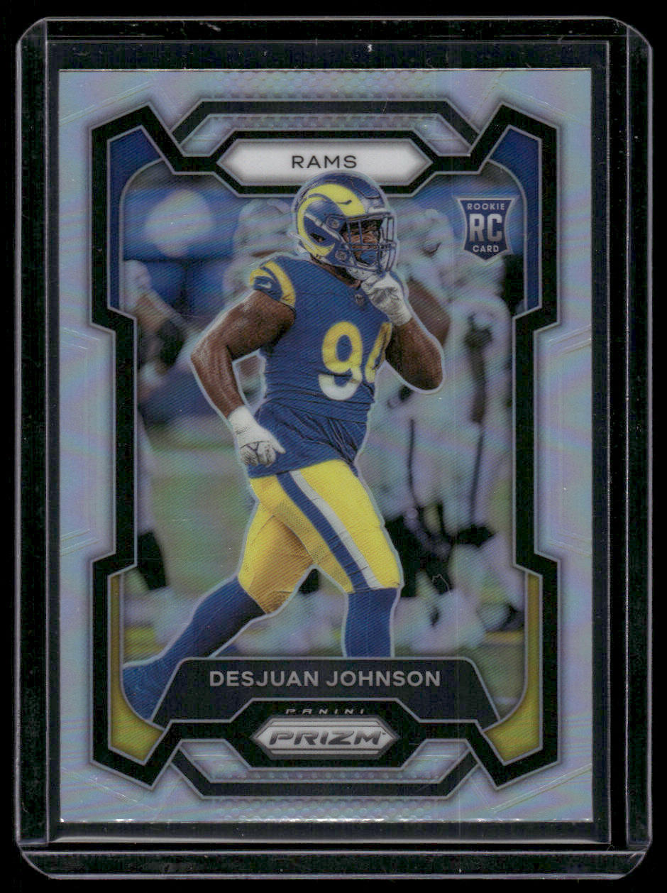 2023 Panini Prizm Desjuan Johnson #356 Silver Prizm Rookie