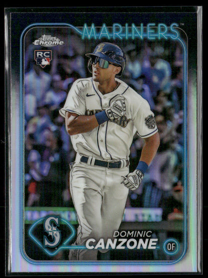 2024 Topps Chrome Dominic Canzone #133 Refractor Rookie