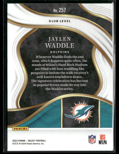 2023 Panini Select Jaylen Waddle #257