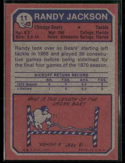 1973 Topps Randy Jackson #11