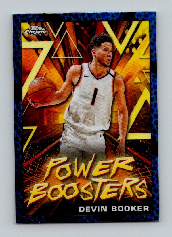 2023-24 Topps Chrome Devin Booker #PB-7 Power Boosters Blue