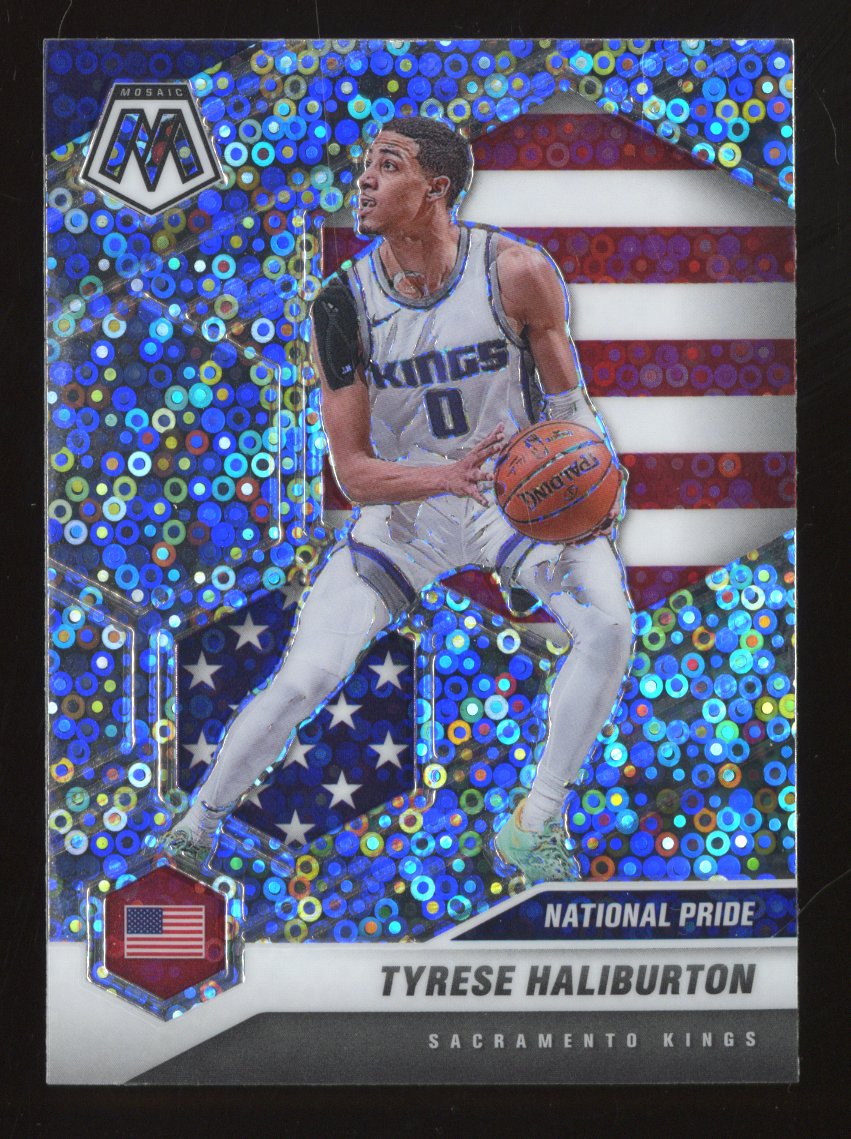 2020-21 Panini Mosaic Tyrese Haliburton #258 Fast Break