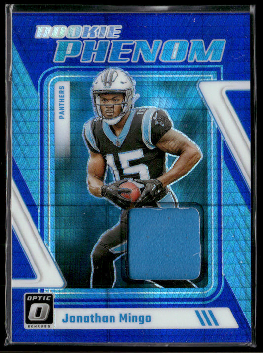 2023 Panini Donruss Optic Jonathan Mingo #RP-JM Rookie Phenom Patch