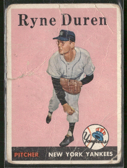 1958 Topps Ryne Duren #296