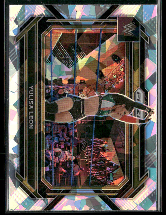 2023 Panini Prizm WWE Yulisa Leon #73 Cracked Ice