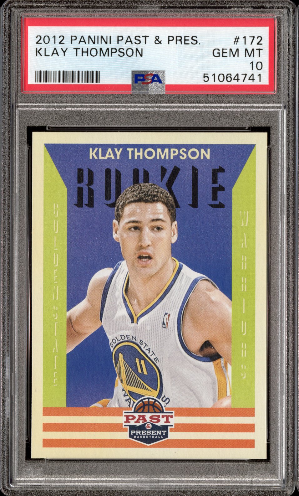 2012 Panini Past & Present Klay Thompson #172 PSA 10