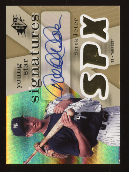 2007 Upper Deck SPx Derek Jeter #YS-DJ Relic Autographed