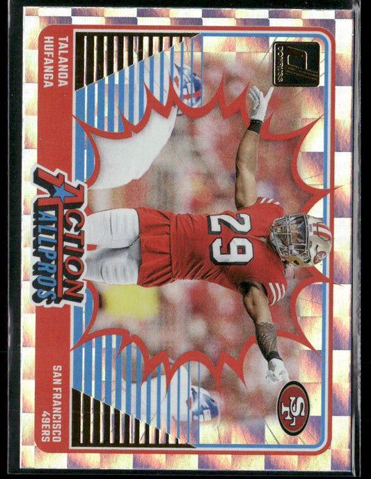 2024 Panini Donruss Talanoa Hufanga #17 Action All-Pros