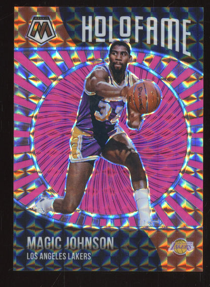 2020-21 Panini Mosaic Magic Johnson #11 HoloFame /10