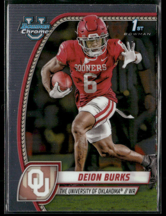 2024 Bowman Chrome University Deion Burks #56