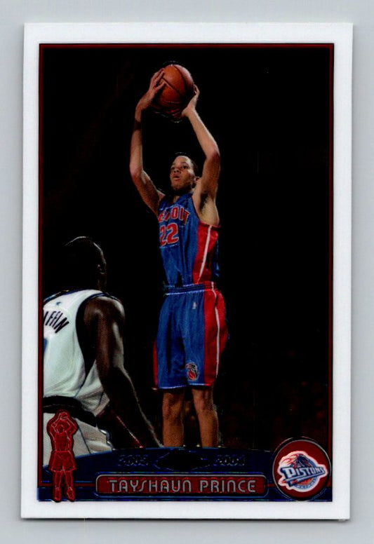 2002 Topps Tayshaun Prince #22 RC