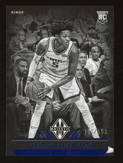 2017-18 Panini Chronicles De'Aaron Fox #305 Majestic Blue /199