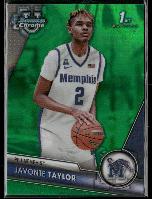 2024 Bowman University Chrome Javonte Taylor #53 1st /99