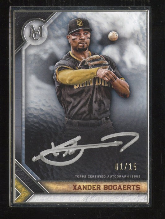 2023 Topps Museum Collection Xander Bogaerts #MFA-XB 01/15 Autographed