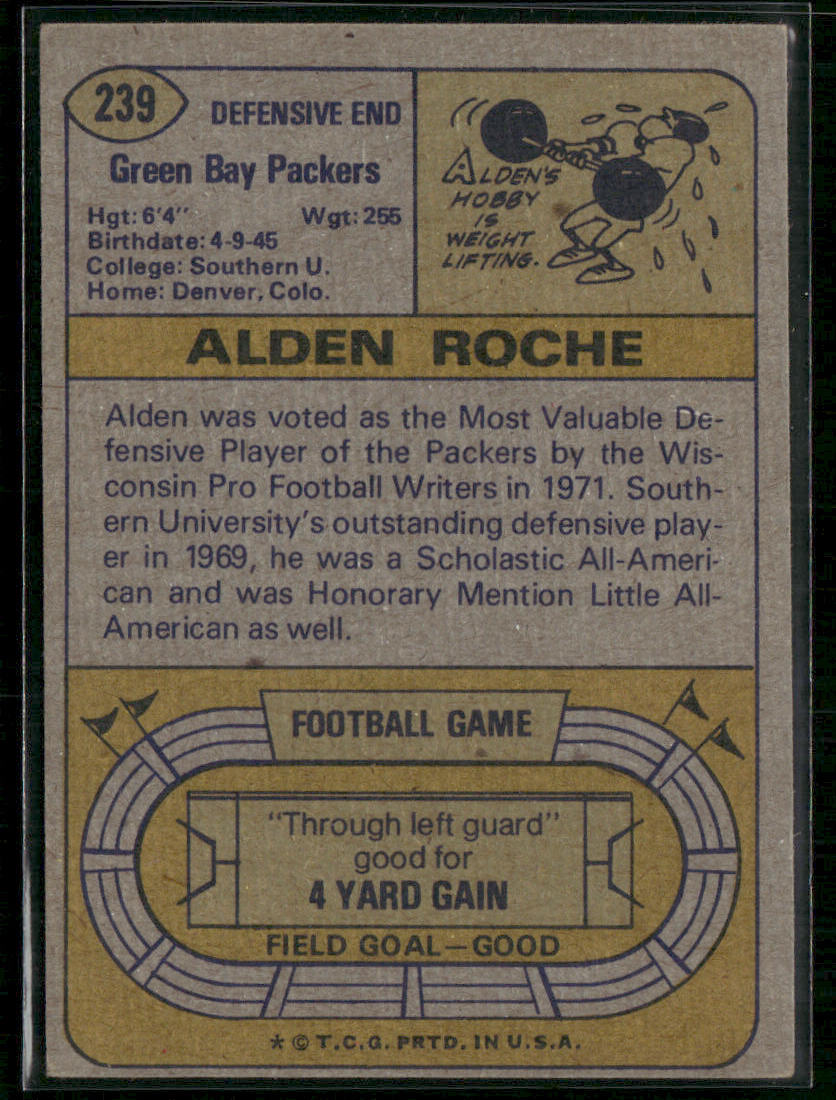 1974 Topps Alden Roche #239