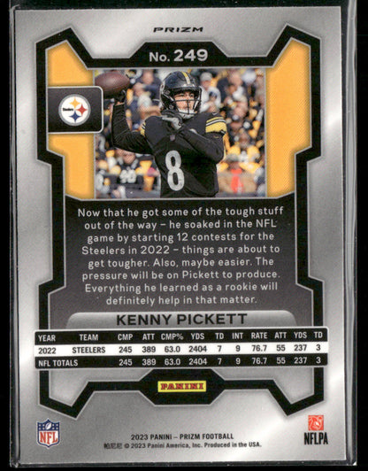 2023 Panini Prizm Kenny Pickett #249 Silver