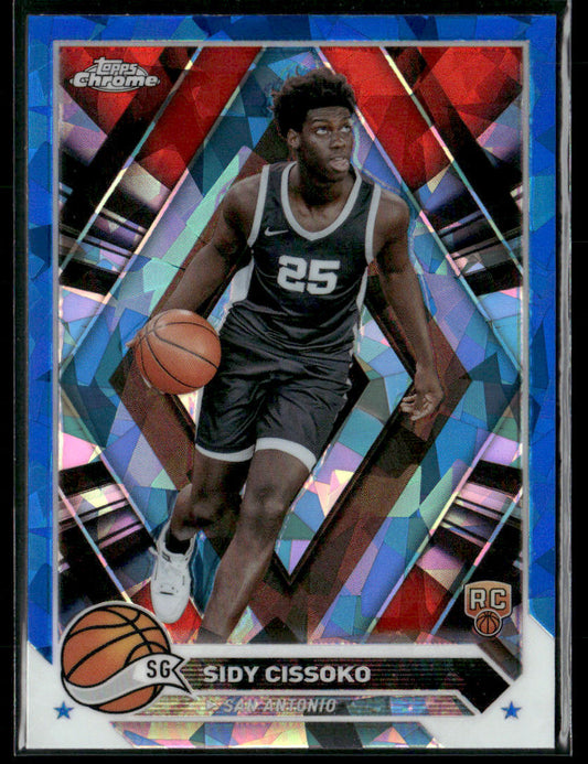 2023 Topps Chrome Sapphire Sidy Cissoko #25 Rookie