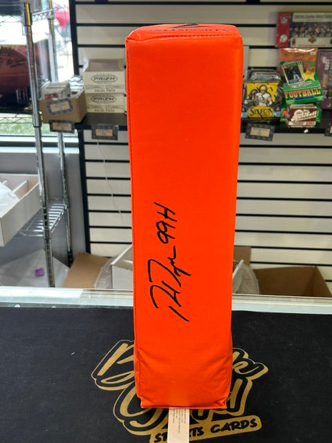 Ron Dayne Wisconsin Badgers Signed Football Pylon