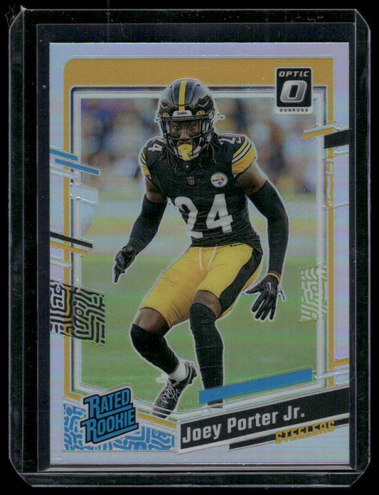 2023 Panini Donruss Optic Joey Porter Jr. #287 Holo Prizm Rated Rookie