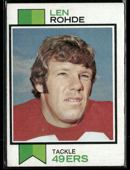 1973 Topps Len Rohde #181