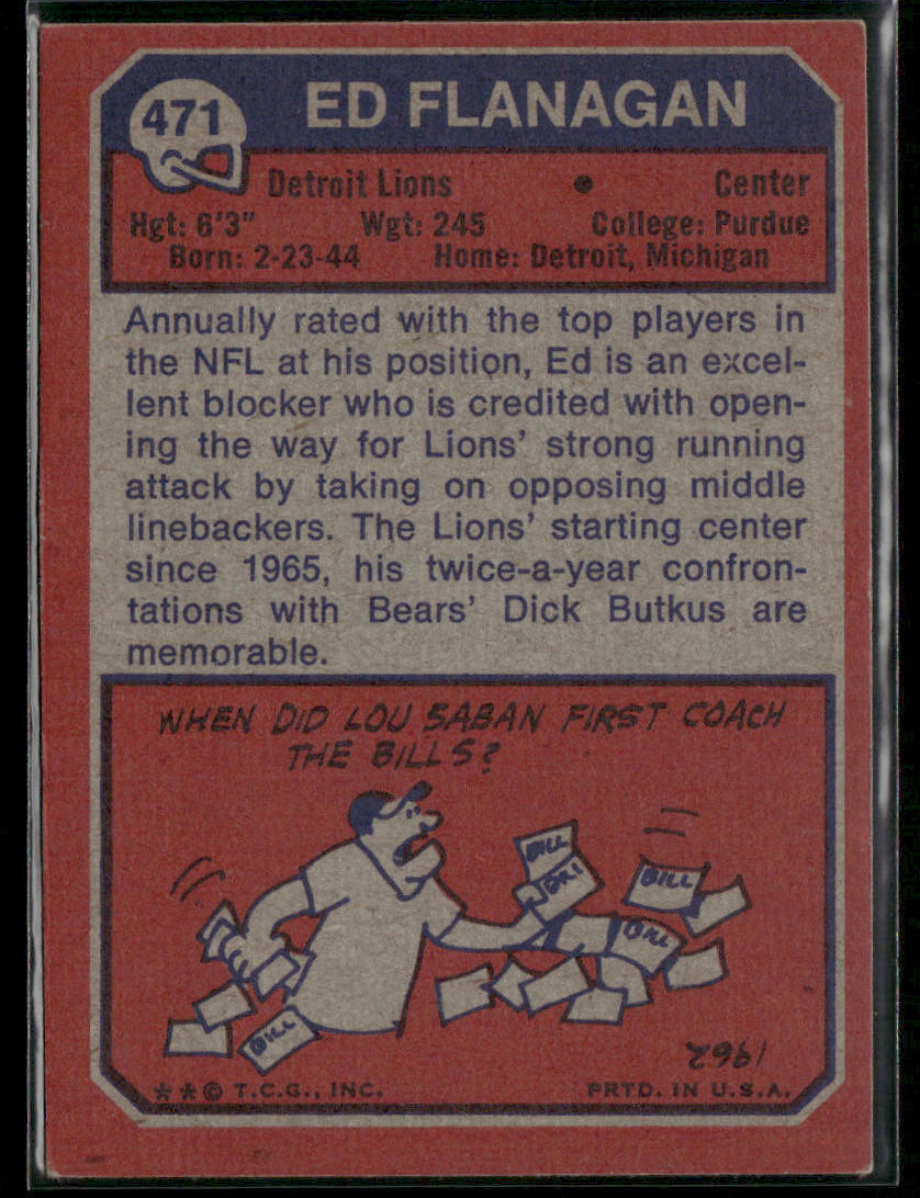 1973 Topps Ed Flanagan #471