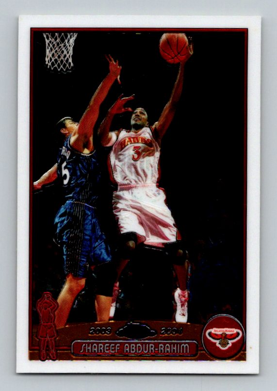 2003 Topps Chrome Shareef Abdur-Rahim #82 White