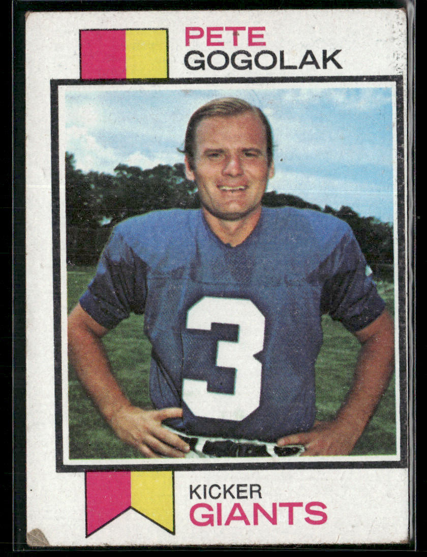 1973 Topps Pete Gogolak #368