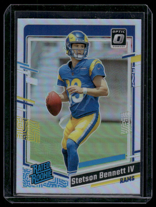 2023 Panini Optic Stetson Bennett IV #267 Holo Prizm Rated Rookie