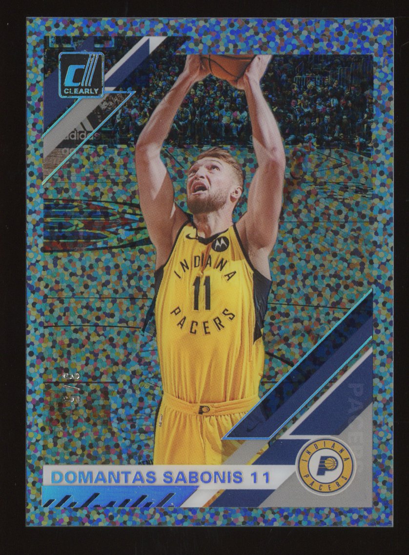 2019-20 Panini Clearly Donruss Domantas Sabonis #17 /5