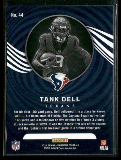 2023 Panini Illusions Tank Dell #44 Rookie Emerald