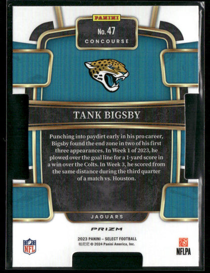 2024 Panini Select Tank Bigsby #47 Die Cut RC