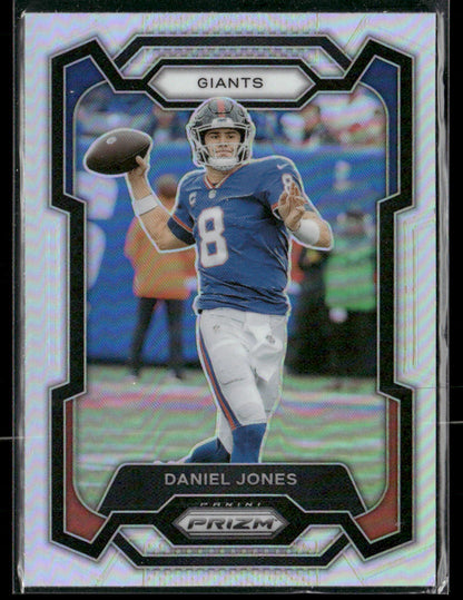 2023 Panini Prizm Daniel Jones #219 Silver Prizm