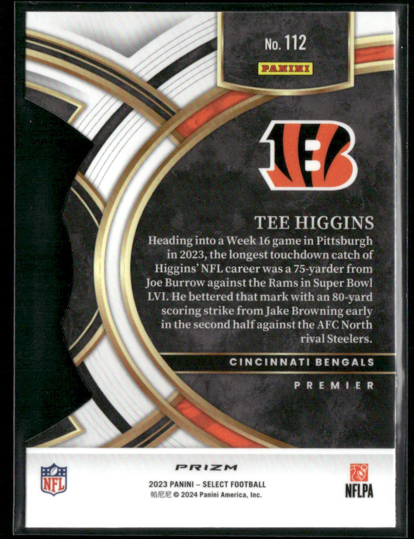 2023 Panini Select Tee Higgins #112 Die Cut