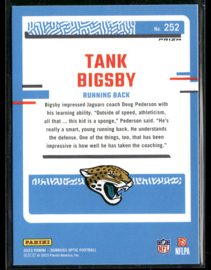 2023 Panini Donruss Optic Tank Bigsby #252